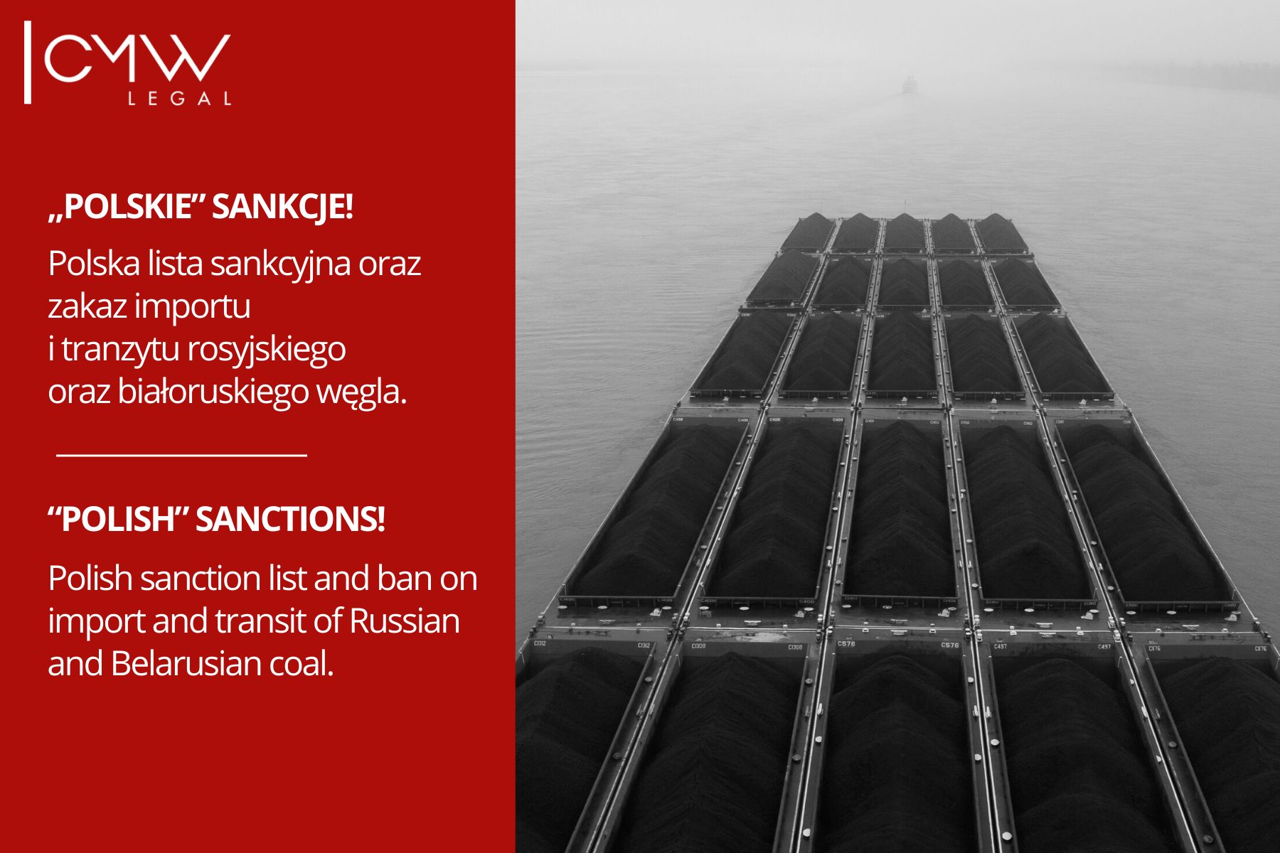  Polska lista sankcyjna oraz zakaz importu i tranzytu rosyjskiego oraz białoruskiego węgla