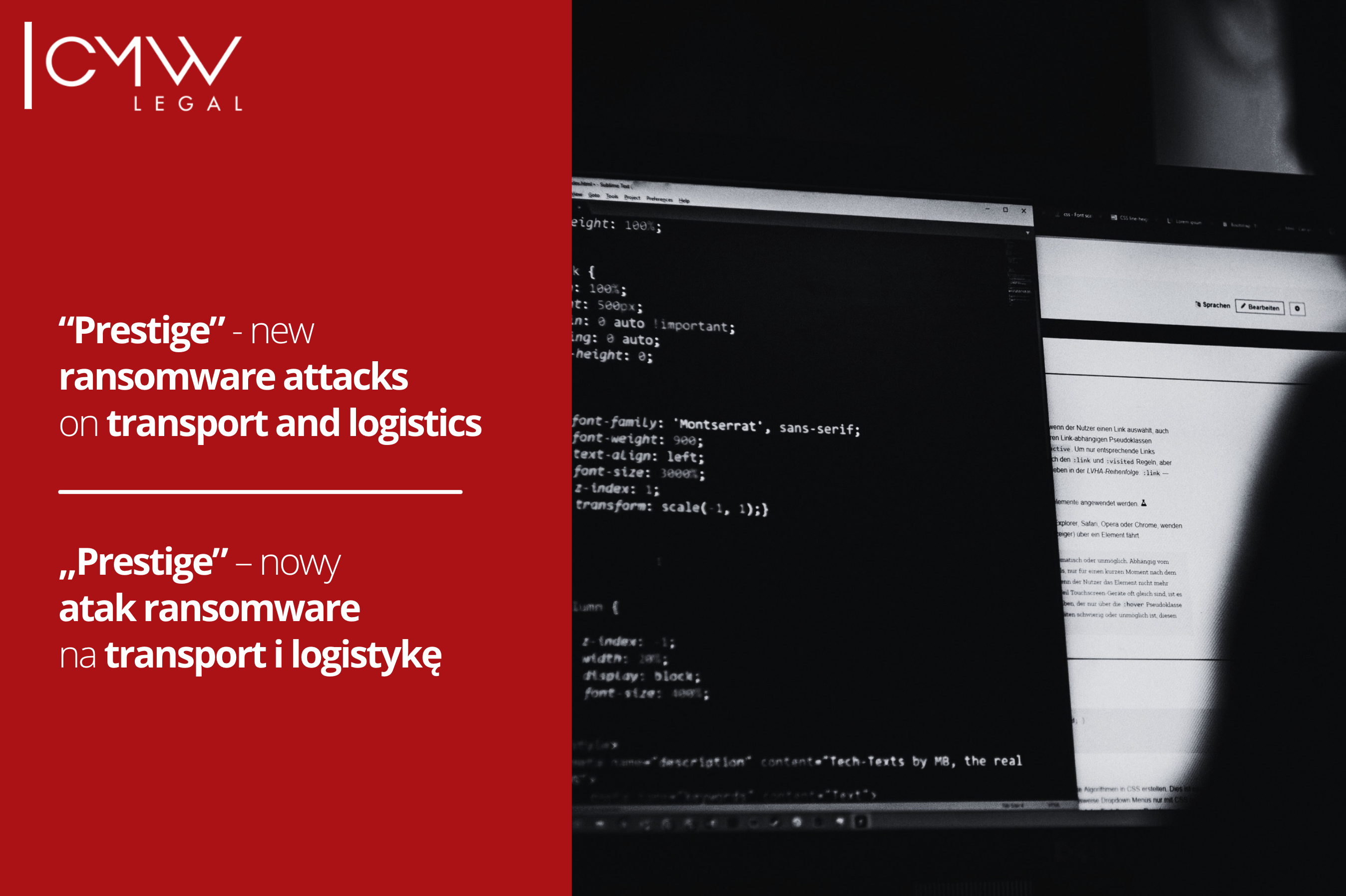  ALERT: ‘Prestige’ ransomware attacks on Polish logistics firms