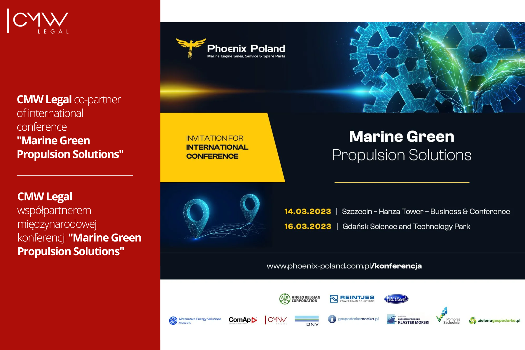  „Marine Green Propulsion Solutions” – międzynarodowa konferencja w Szczecinie i Gdańsku