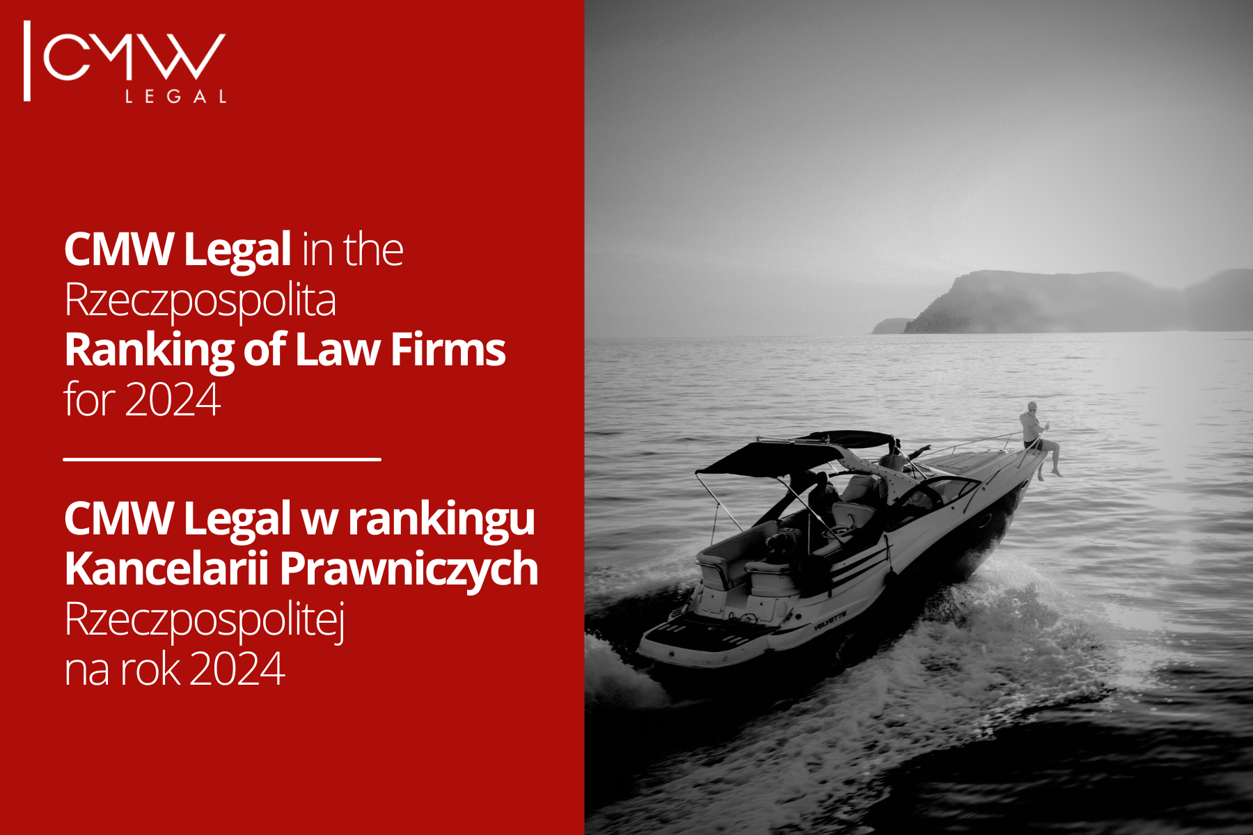  CMW Legal in the Rzeczpospolita Ranking of Law Firms for 2024
