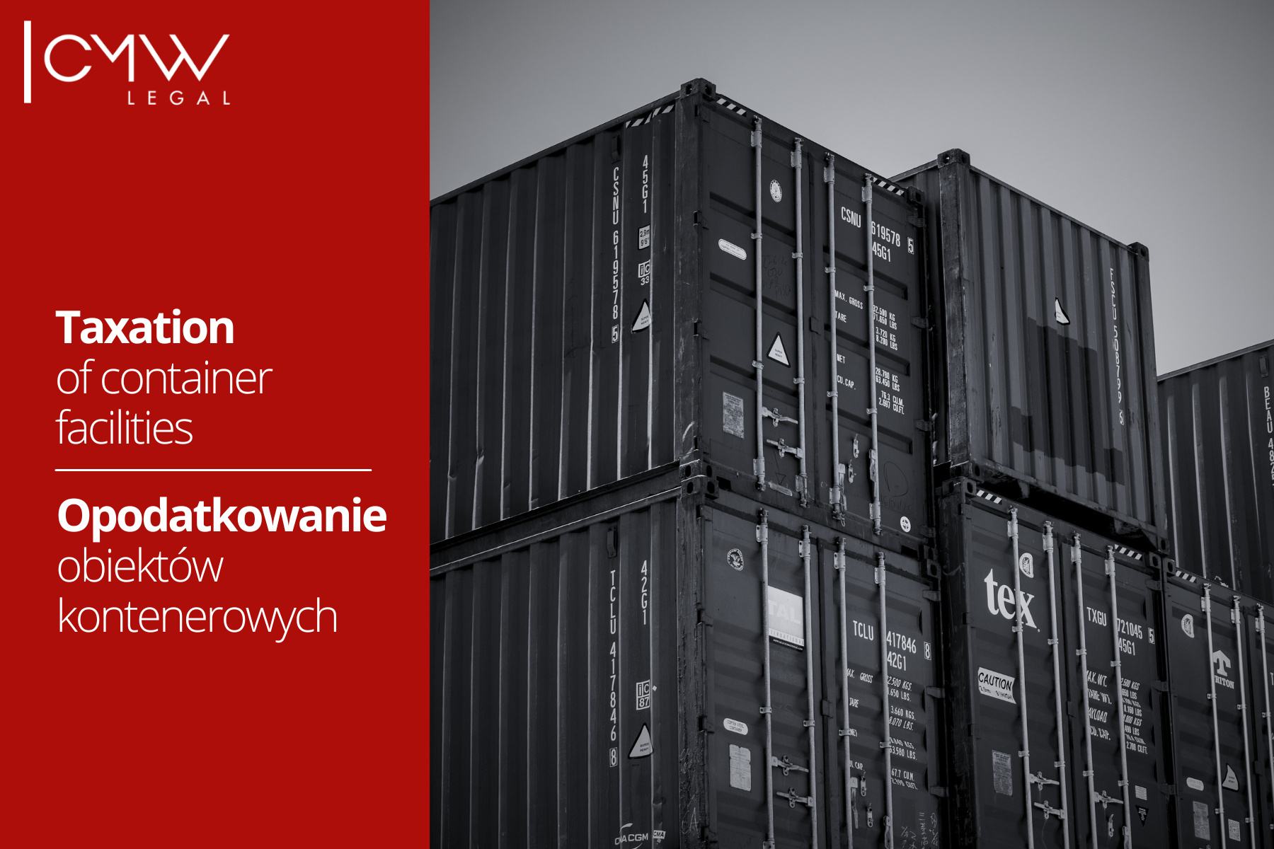  Taxation of container facilities